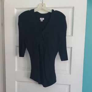 Worthington Women's V-Neck Black Sweater